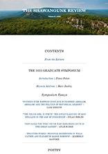 Shawangunk Review Volume 35, 2024